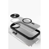 Mey İthalat®   iPhone 11 Kılıf Teleskop Lens Magsafe Silikon Kapak - Siyah
