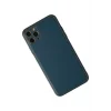 Mey İthalat®   iPhone 11 Pro Kılıf Coco Deri Silikon Kapak - Mavi