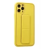Mey İthalat®   iPhone 11 Pro Kılıf Coco Deri Standlı Kapak - Sarı