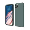 Mey İthalat®   iPhone 11 Pro Kılıf First Silikon - Koyu Yeşil