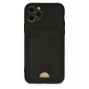 Mey İthalat®   iPhone 11 Pro Kılıf Kelvin Kartvizitli Silikon - Siyah