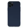 Mey İthalat®   iPhone 11 Pro Kılıf Nano içi Kadife Silikon - Lacivert