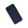 Mey İthalat®   iPhone 11 Pro Kılıf Nano içi Kadife Silikon - Lacivert