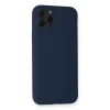Mey İthalat®   iPhone 11 Pro Kılıf Nano içi Kadife Silikon - Lacivert
