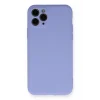 Mey İthalat®   iPhone 11 Pro Kılıf Nano içi Kadife Silikon- Lila