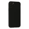 Mey İthalat®   iPhone 11 Pro Kılıf Nano içi Kadife Silikon - Siyah