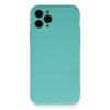 Mey İthalat®   iPhone 11 Pro Kılıf Nano içi Kadife Silikon - Turkuaz