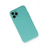 Mey İthalat®   iPhone 11 Pro Kılıf Nano içi Kadife Silikon - Turkuaz