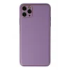 Mey İthalat®   iPhone 11 Pro Max Kılıf Coco Deri Silikon Kapak - Lila