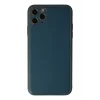 Mey İthalat®   iPhone 11 Pro Max Kılıf Coco Deri Silikon Kapak - Mavi