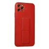 Mey İthalat®   iPhone 11 Pro Max Kılıf Coco Deri Standlı Kapak - Kırmızı
