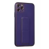 Mey İthalat®   iPhone 11 Pro Max Kılıf Coco Deri Standlı Kapak - Mor