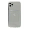 Mey İthalat®   iPhone 11 Pro Max Kılıf Kart Şeffaf Silikon - Şeffaf