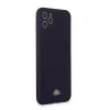 Mey İthalat®   iPhone 11 Pro Max Kılıf Kelvin Kartvizitli Silikon - Derin Mor