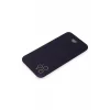 Mey İthalat®   iPhone 11 Pro Max Kılıf Kelvin Kartvizitli Silikon - Derin Mor