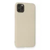 Mey İthalat®   iPhone 11 Pro Max Kılıf Nano içi Kadife Silikon - Bej