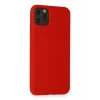 Mey İthalat®   iPhone 11 Pro Max Kılıf Nano içi Kadife Silikon - Kırmızı