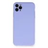 Mey İthalat®   iPhone 11 Pro Max Kılıf Nano içi Kadife Silikon - Lila
