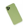 Mey İthalat®   iPhone 11 Pro Max Kılıf Nano içi Kadife Silikon- Yeşil