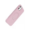 Mey İthalat®   iPhone 11 Regal Magsafe Standlı Kapak - Açık Pembe