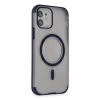 Mey İthalat®   iPhone 12 Hilton Magsafe Kapak - Lacivert