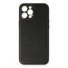 Mey İthalat®   iPhone 12 Pro Kılıf Coco Deri Silikon Kapak - Siyah