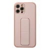 Mey İthalat®   iPhone 12 Pro Kılıf Coco Deri Standlı Kapak - Pembe