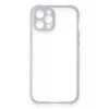 Mey İthalat®   iPhone 12 Pro Kılıf Miami Şeffaf Silikon - Lila
