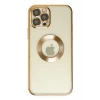 Mey İthalat®   iPhone 12 Pro Kılıf Slot Silikon - Gold