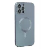 Mey İthalat®   iPhone 12 Pro Max Kılıf Moshi Lens Magneticsafe Silikon - Sierra Blue