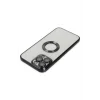 Mey İthalat®   iPhone 13 Pro Kılıf Slot Silikon - Siyah