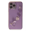 Mey İthalat®   iPhone 13 Pro Max Kılıf Esila Silikon - Mor