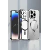 Mey İthalat®   iPhone 13 Pro Max Kılıf Kross Magneticsafe Kapak - Titan Gri