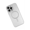 Mey İthalat®   iPhone 13 Pro Max Kılıf Moshi Lens Magneticsafe Silikon - Gümüş