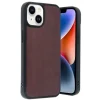 Mey İthalat®   iPhone 14 Kılıf Aras Deri Kapak - Bordo