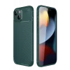Mey İthalat®   iPhone 14 Kılıf Auto Focus Karbon Kapak - Koyu Yeşil
