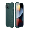 Mey İthalat®   iPhone 14 Kılıf Auto Focus Karbon Kapak - Koyu Yeşil