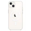 Mey İthalat®   iPhone 14 Kılıf Magneticsafe Şeffaf Silikon - Şeffaf
