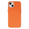 Mey İthalat®   iPhone 14 Kılıf Nano içi Kadife Silikon - Turuncu