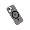 Mey İthalat®   iPhone 14 PC Blank Magsafe Kapak - Siyah