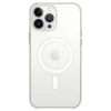 Mey İthalat®   iPhone 14 Pro Kılıf Magneticsafe Şeffaf Silikon - Şeffaf