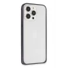 Mey İthalat®   iPhone 14 Pro Kılıf Metal Bumper Magneticsafe Kapak - Derin Mor