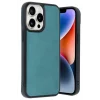 Mey İthalat®   iPhone 14 Pro Max Kılıf Aras Deri Kapak - Açık Yeşil