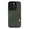 Mey İthalat®   iPhone 14 Pro Max Kılıf Loop Deri Silikon - Yeşil