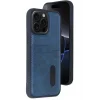 Mey İthalat®   iPhone 14 Pro Max Kılıf Sara Kartvizitli Deri Kılıf - Lacivert