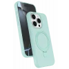 Mey İthalat®   iPhone 14 Pro Max Regal Magsafe Standlı Kapak - Su Yeşili