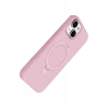 Mey İthalat®   iPhone 14 Regal Magsafe Standlı Kapak - Açık Pembe
