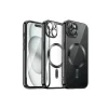 Mey İthalat®   iPhone 15 Kılıf Kross Magneticsafe Kapak - Siyah