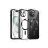 Mey İthalat®   iPhone 15 Kılıf Kross Magneticsafe Kapak - Siyah