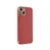 Mey İthalat®   iPhone 15 Kılıf Volet Silikon - Kırmızı